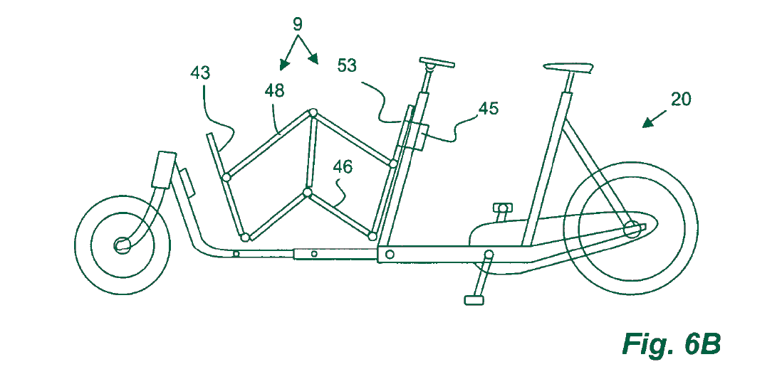 afbeelding patent vouwbare bakfiets
